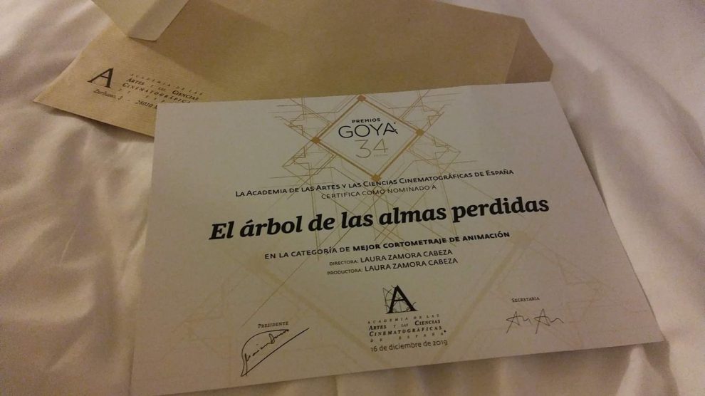 Nominación Premios Goya 2020